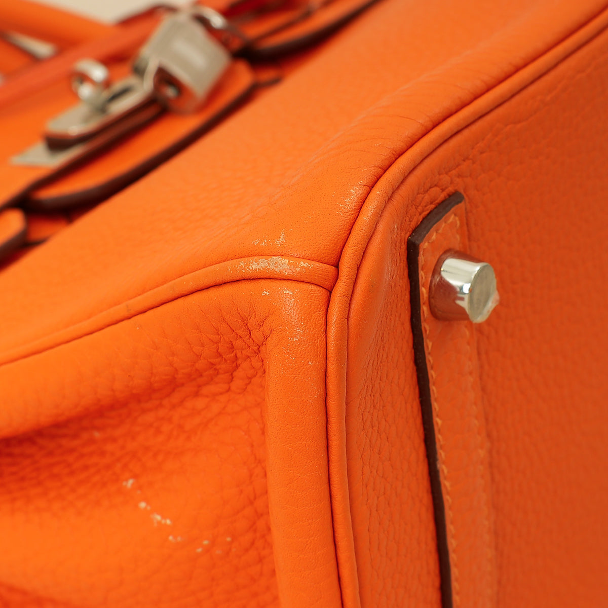 Hermes Orange Birkin 30 Bag