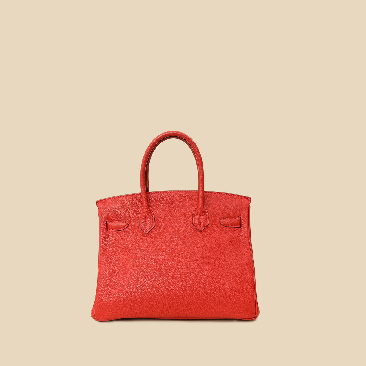 Hermes Vermillion Birkin 30 Bag
