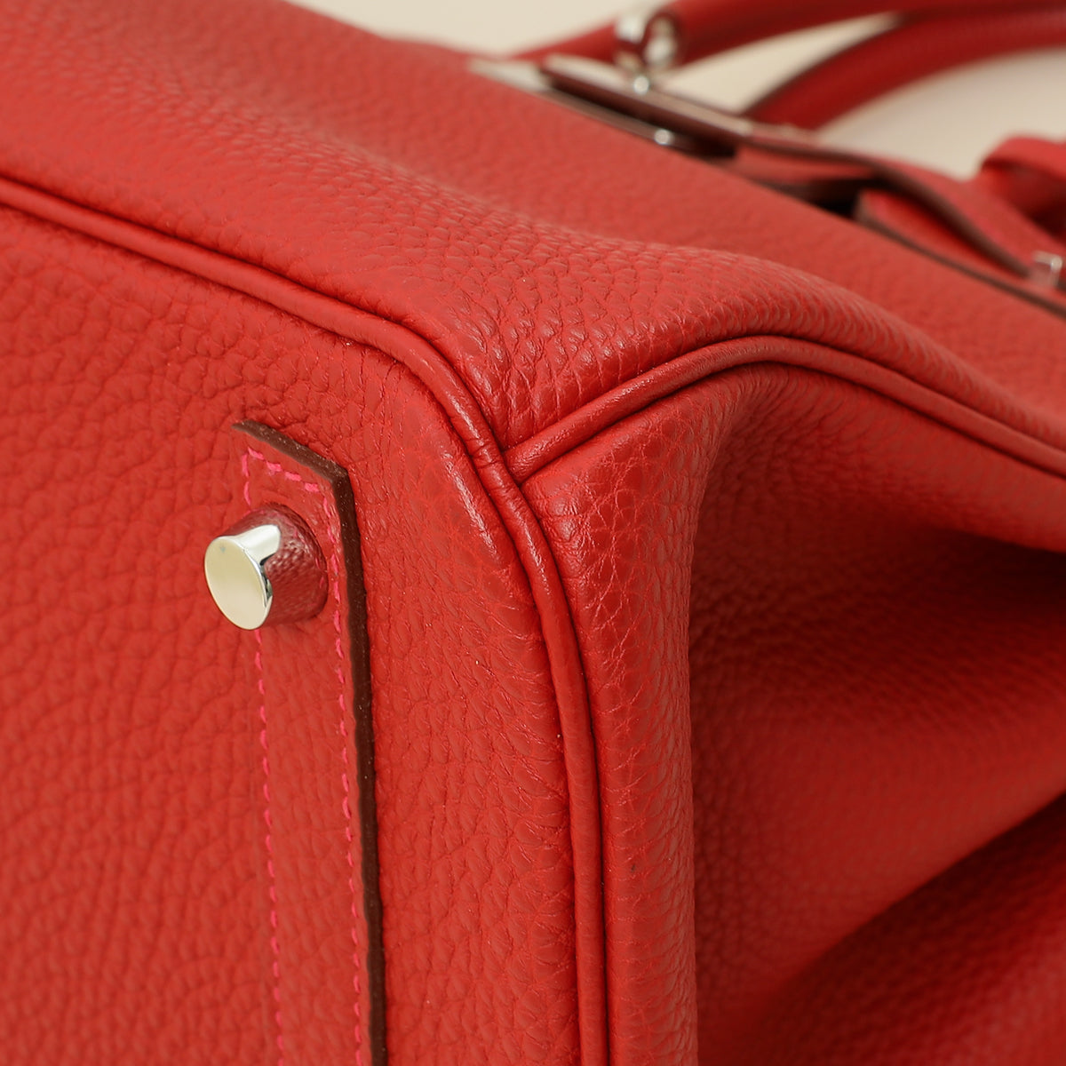 Hermes Vermillion Birkin 30 Bag