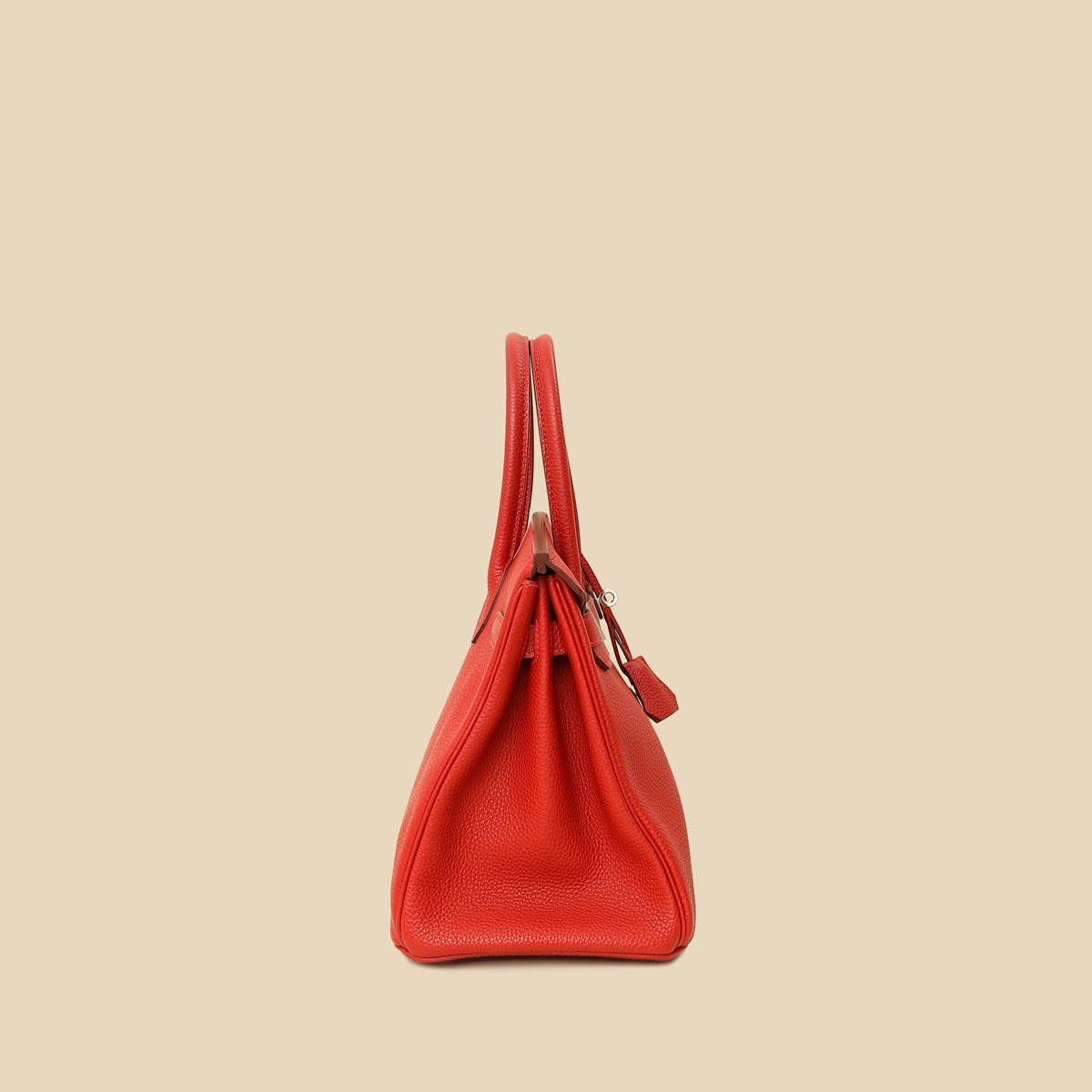 Hermes Vermillion Birkin 30 Bag