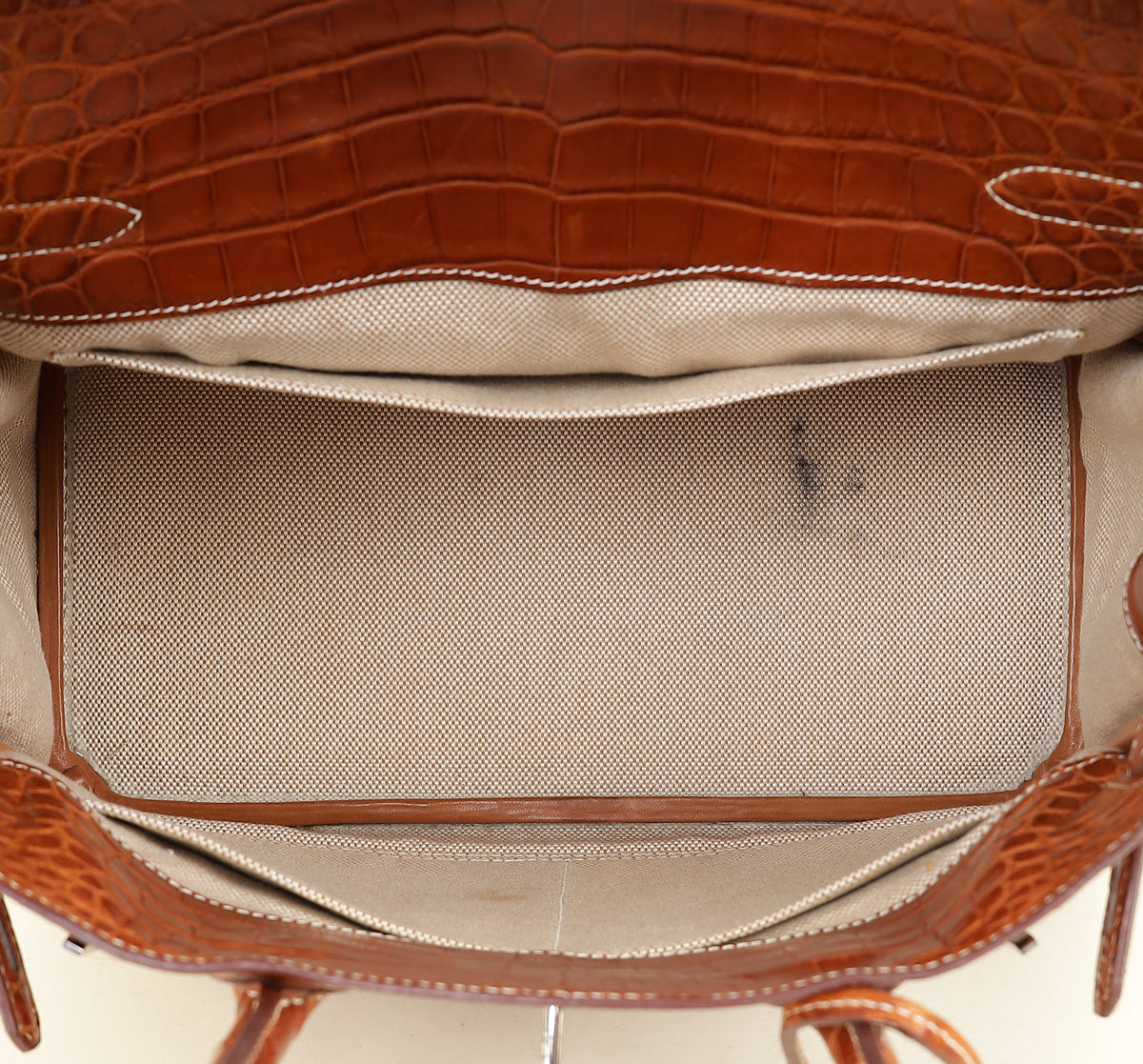 Hermes Fauve Niloticus Crocodile Birkin 30 Bag