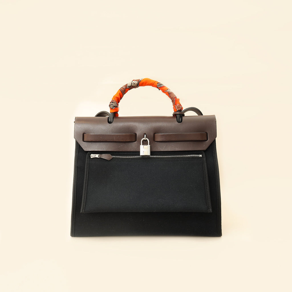 Hermes Bicolor Sellier Herbag Zip PM Bag