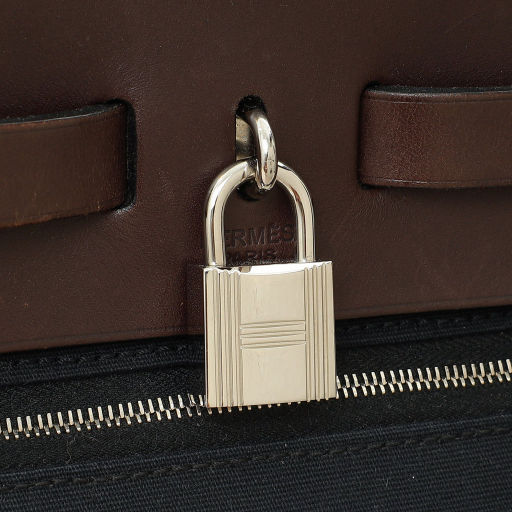 Hermes Bicolor Sellier Herbag Zip PM Bag