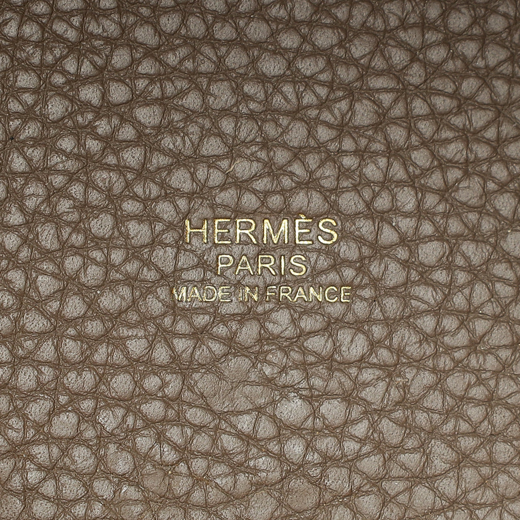 Hermes Etoupe Picotin Lock 22 Bag