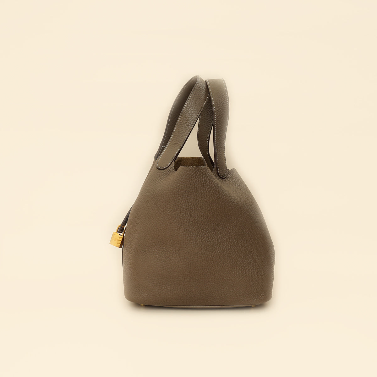Hermes Etoupe Picotin Lock 22 Bag