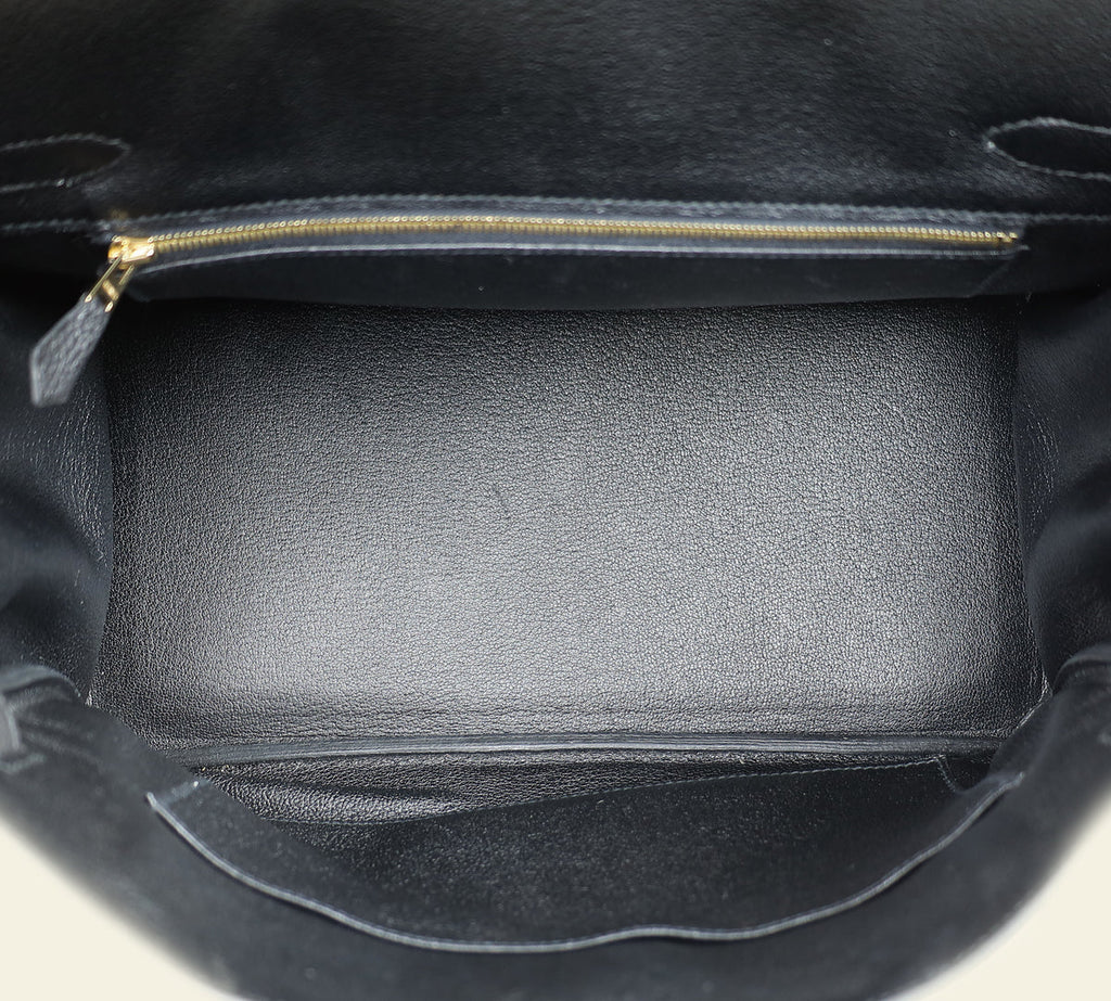 Hermes Noir Birkin 30 Bag