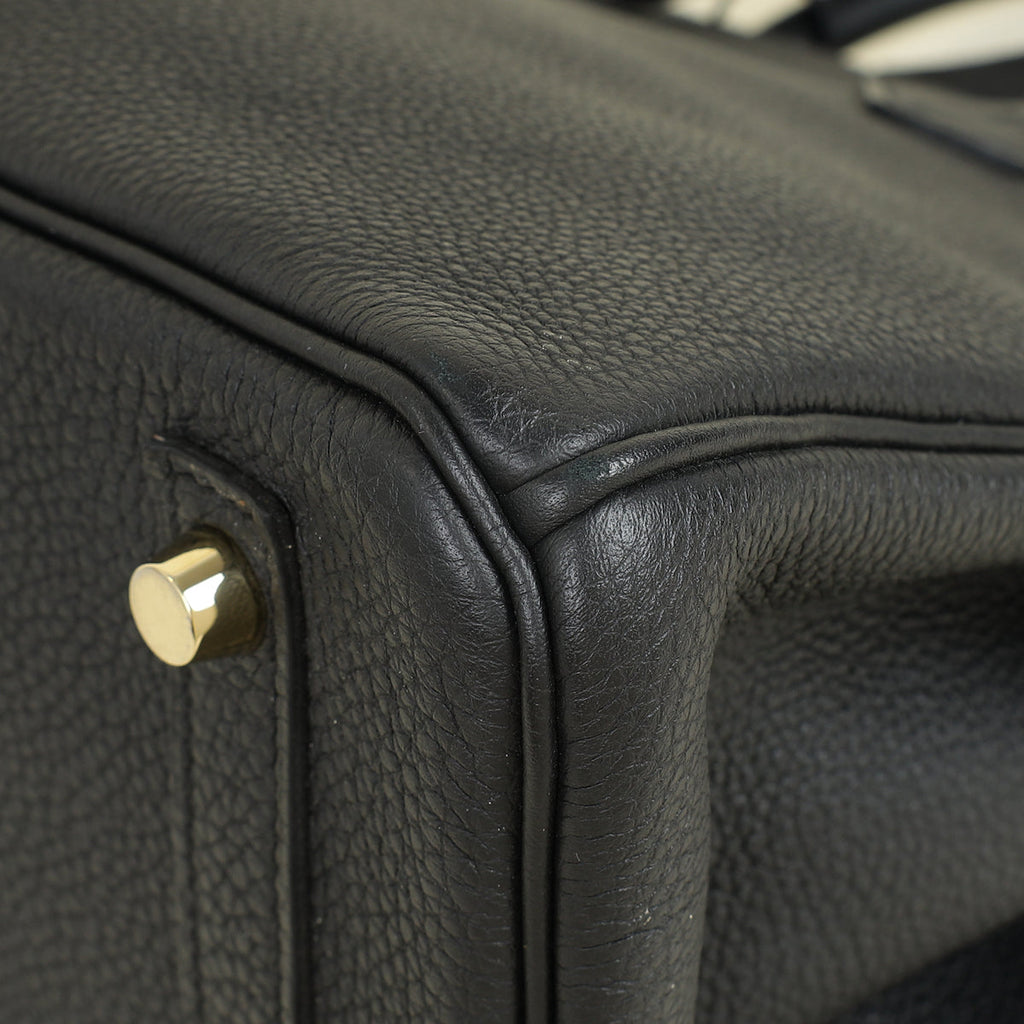Hermes Noir Birkin 30 Bag