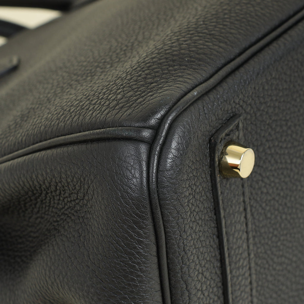 Hermes Noir Birkin 30 Bag