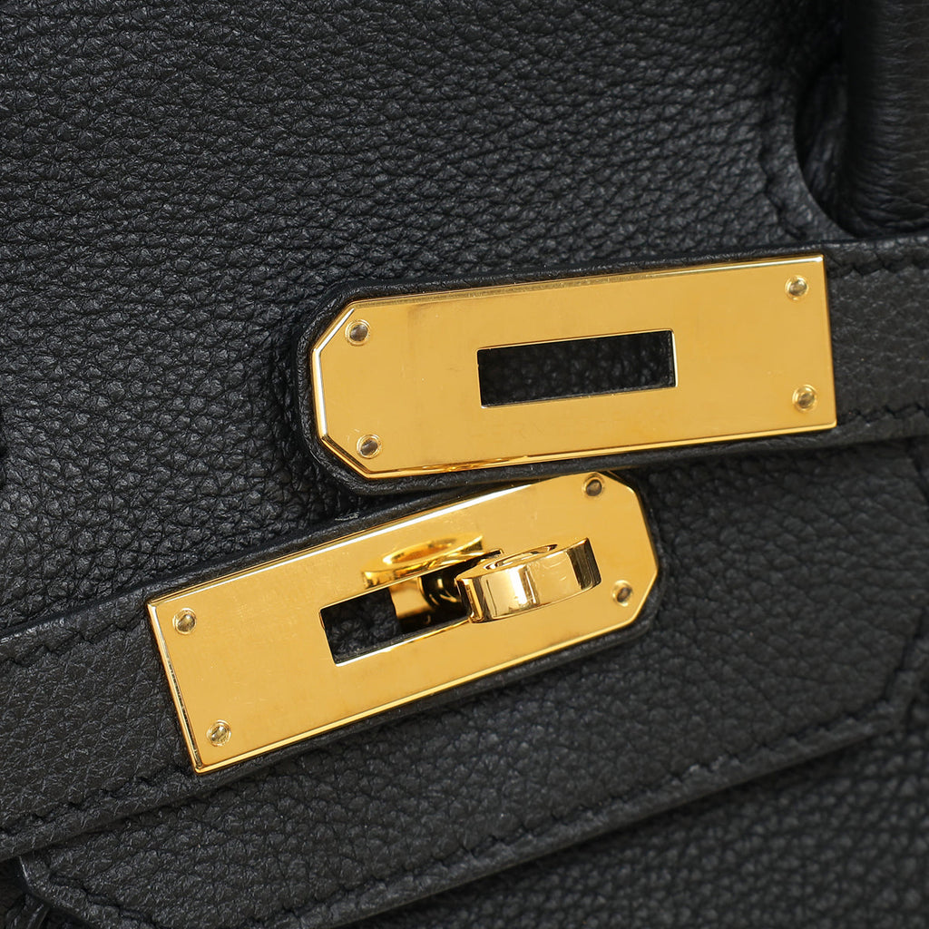 Hermes Noir Birkin 30 Bag
