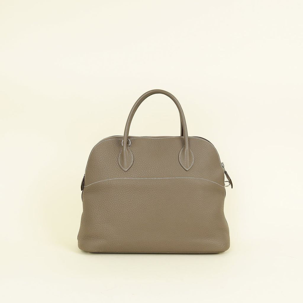 Hermes Etoupe Bolide 35 Bag