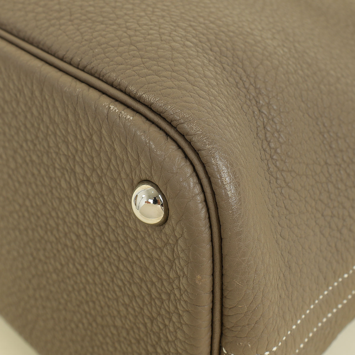 Hermes Etoupe Bolide 35 Bag