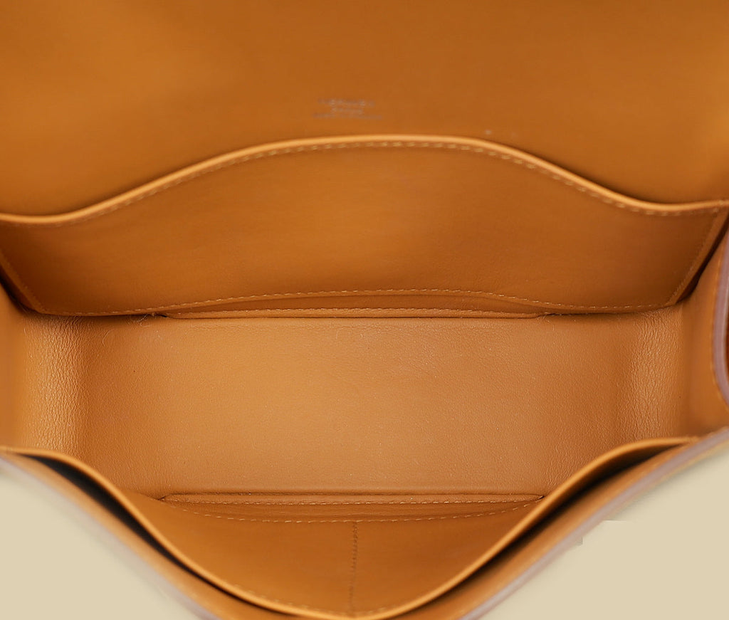 Hermes Caramel Geta Bag