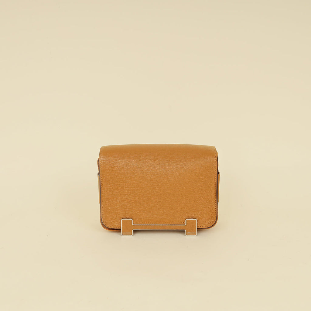 Hermes Caramel Geta Bag