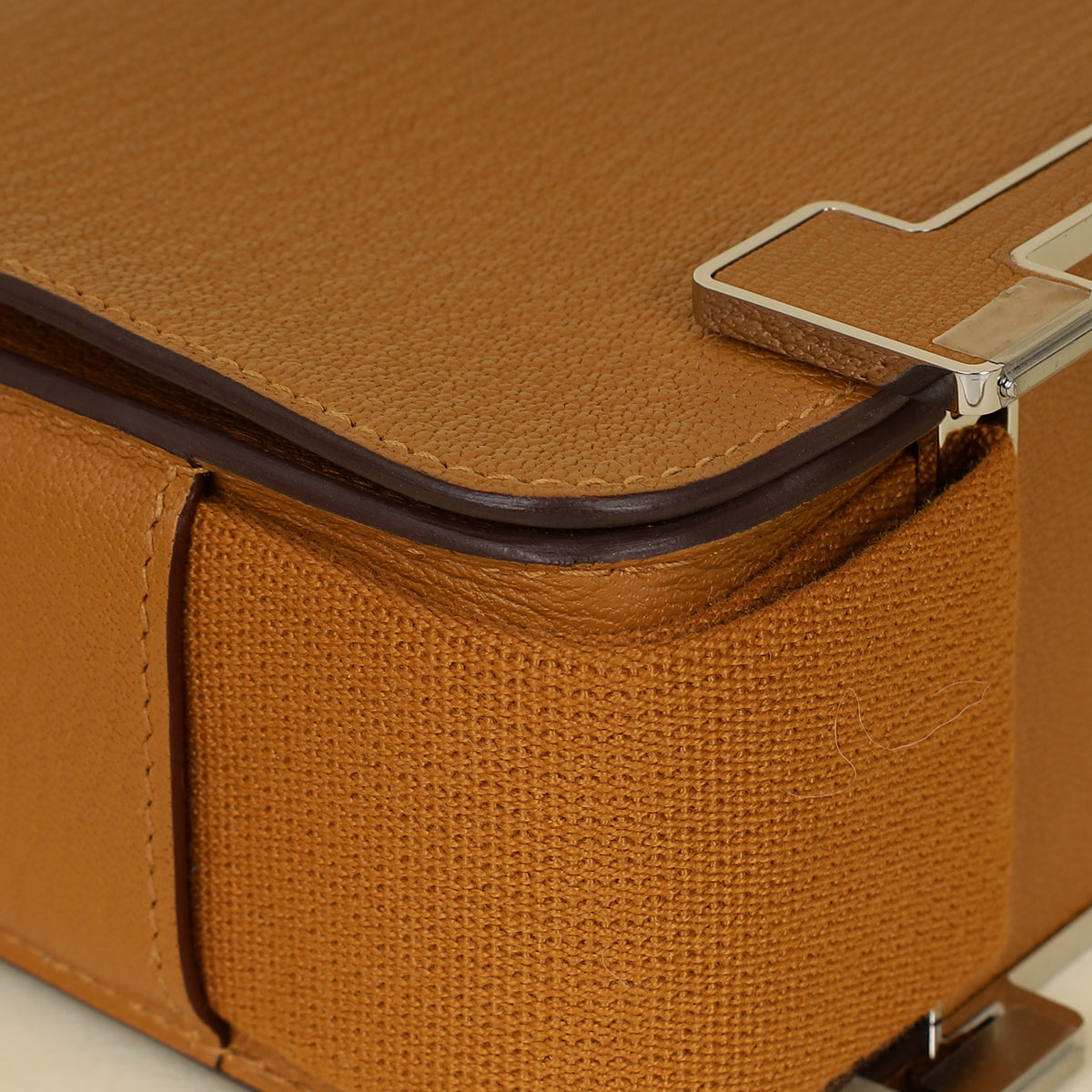 Hermes Caramel Geta Bag