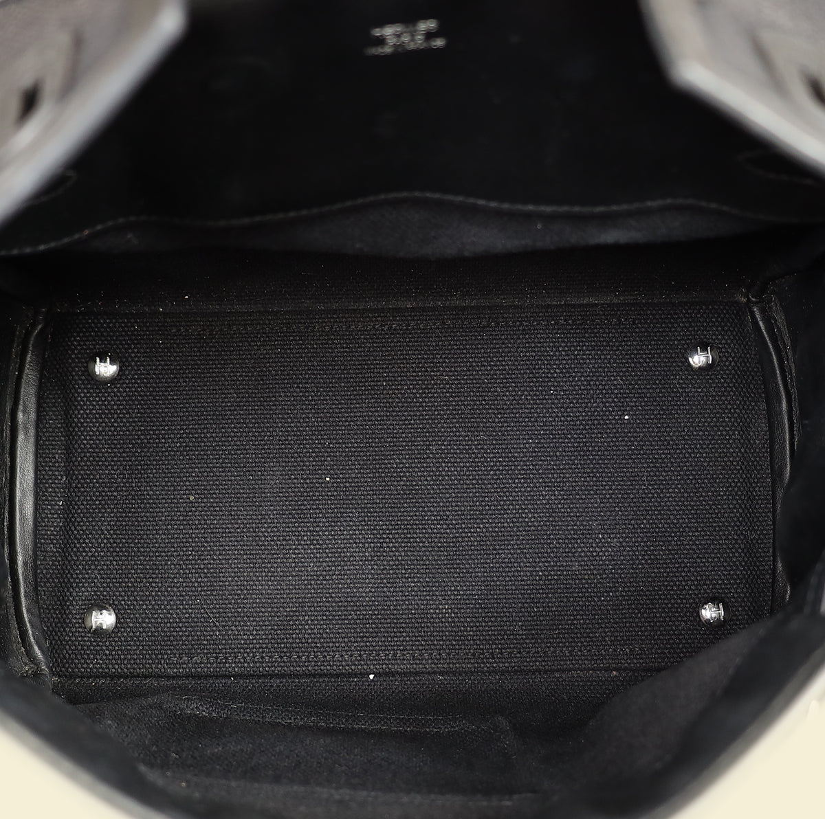 Hermes Noir Cargo Birkin 25 Bag