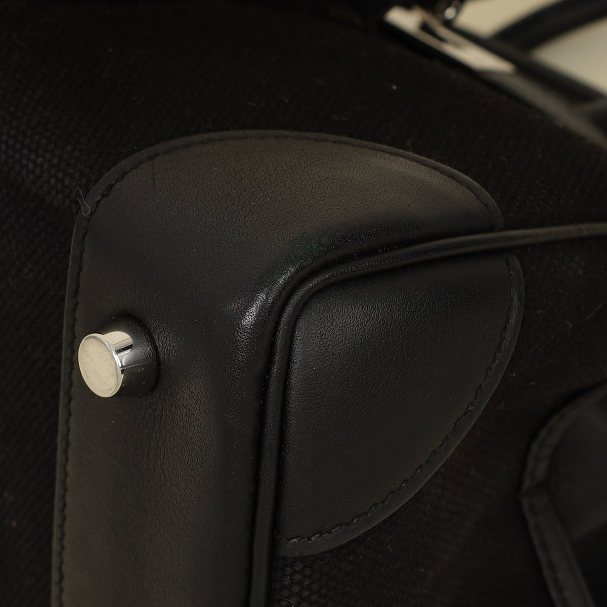 Hermes Noir Cargo Birkin 25 Bag