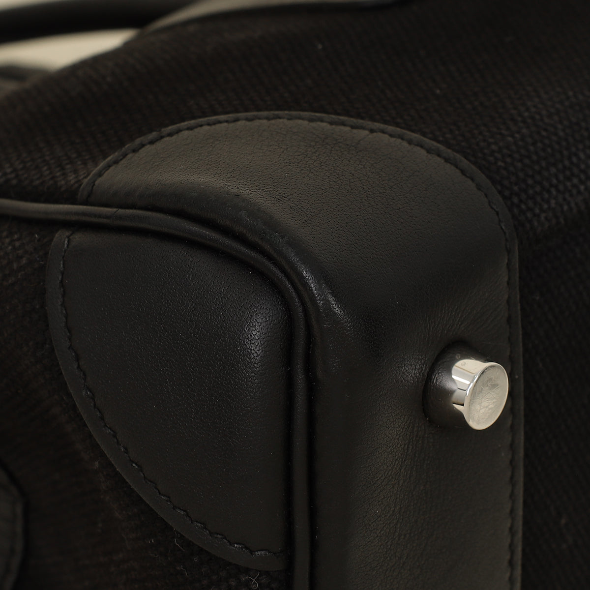 Hermes Noir Cargo Birkin 25 Bag