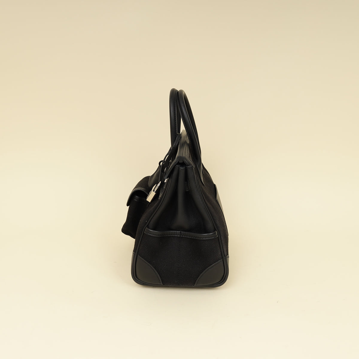 Hermes Noir Cargo Birkin 25 Bag