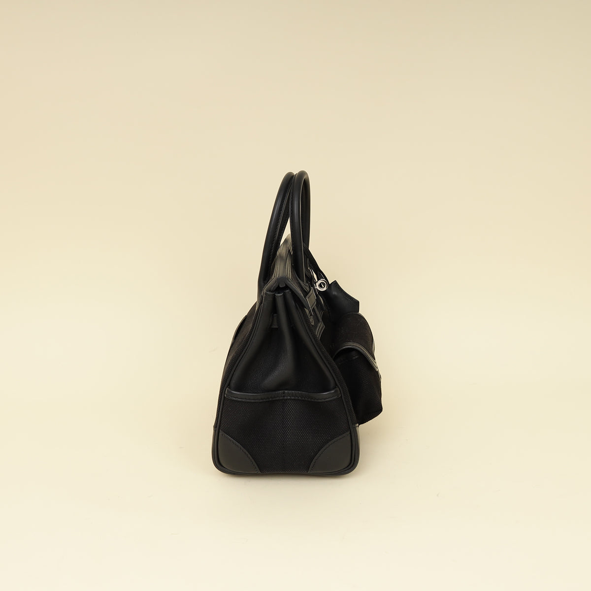 Hermes Noir Cargo Birkin 25 Bag