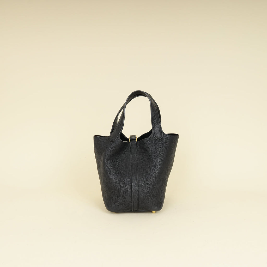 Hermes Noir Picotin Lock 18 Barenbia Faubourg Bag