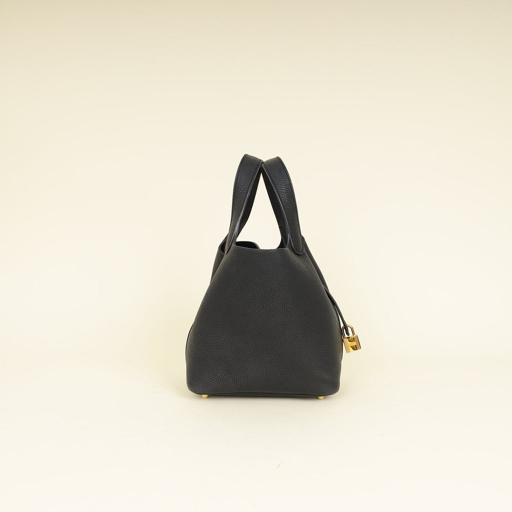 Hermes Noir Picotin Lock 18 Barenbia Faubourg Bag