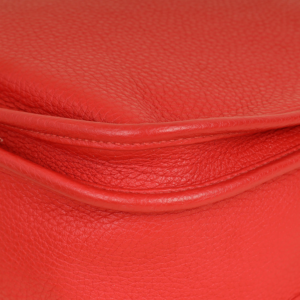 Hermes Vermillion Evelyne III PM Bag