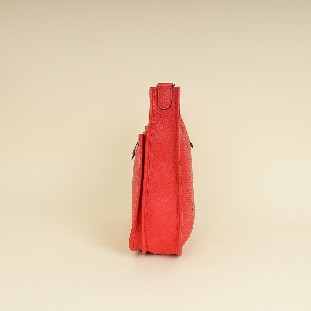 Hermes Vermillion Evelyne III PM Bag