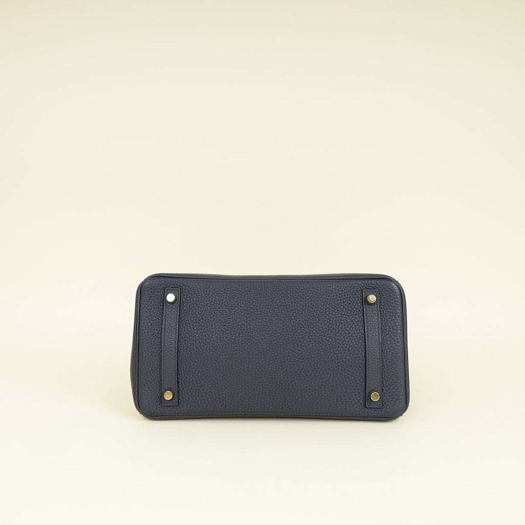 Hermes Bleu Nuit Birkin 30 Bag