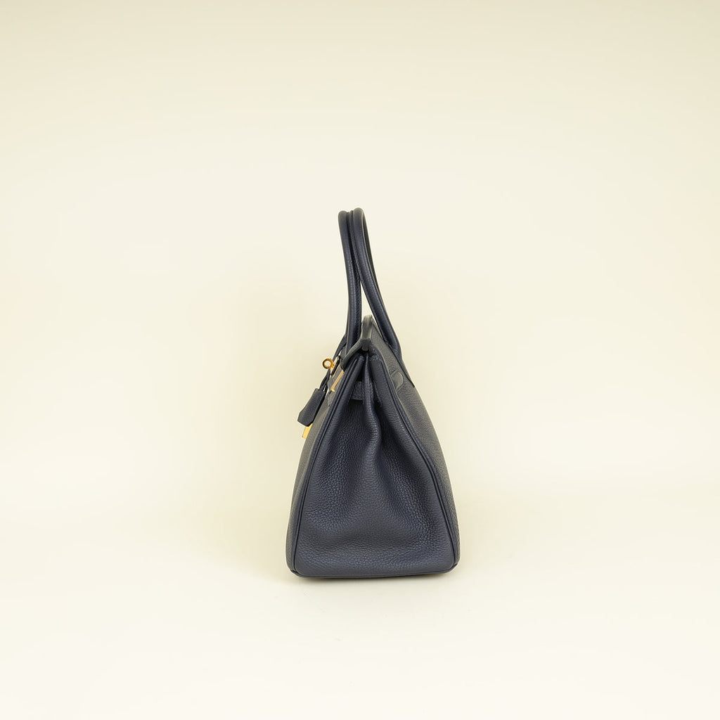 Hermes Bleu Nuit Birkin 30 Bag