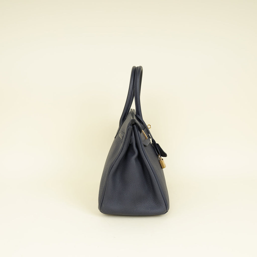 Hermes Bleu Nuit Birkin 30 Bag