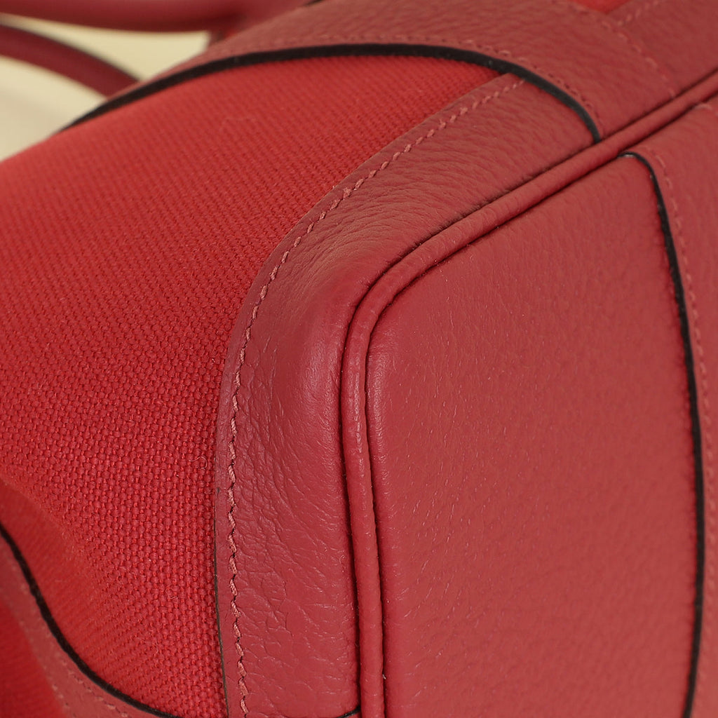 Hermes Rouge H Garden Party TPM 30 Bag