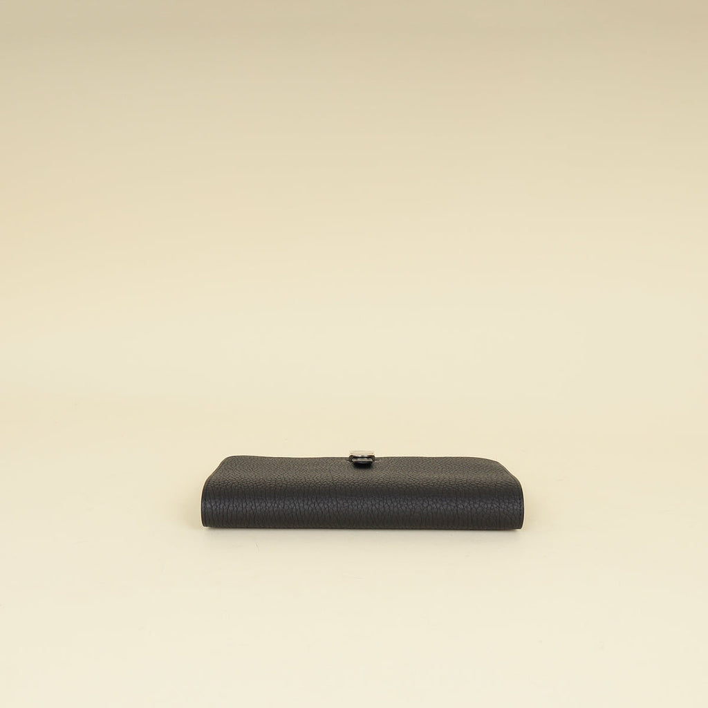 Hermes Noir Dogon Duo Wallet