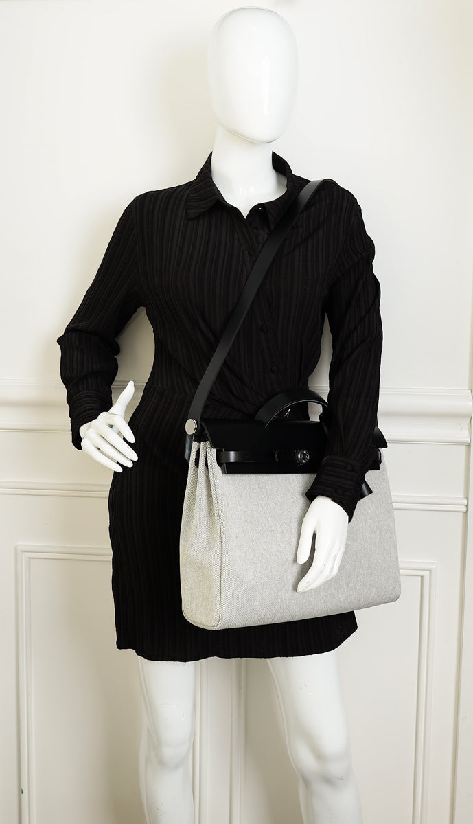 Hermes Bicolor Herbag Messenger 39 Bag