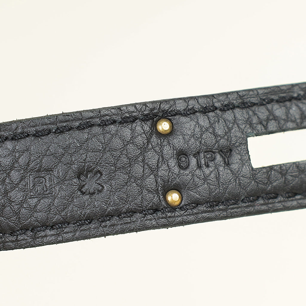 Hermes Noir Retourne Birkin 30 Bag