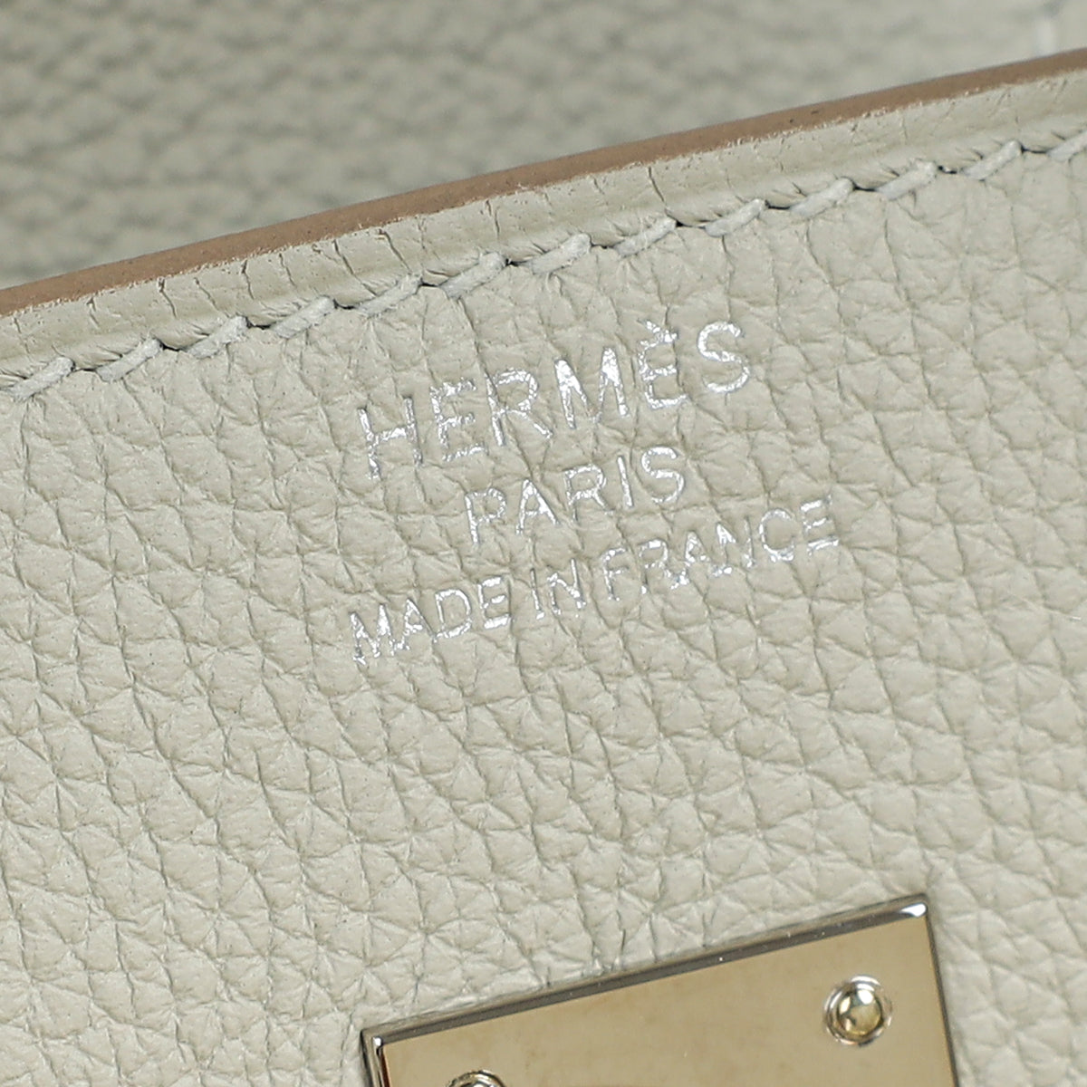 Hermes Gris Perle Birkin 25 Bag