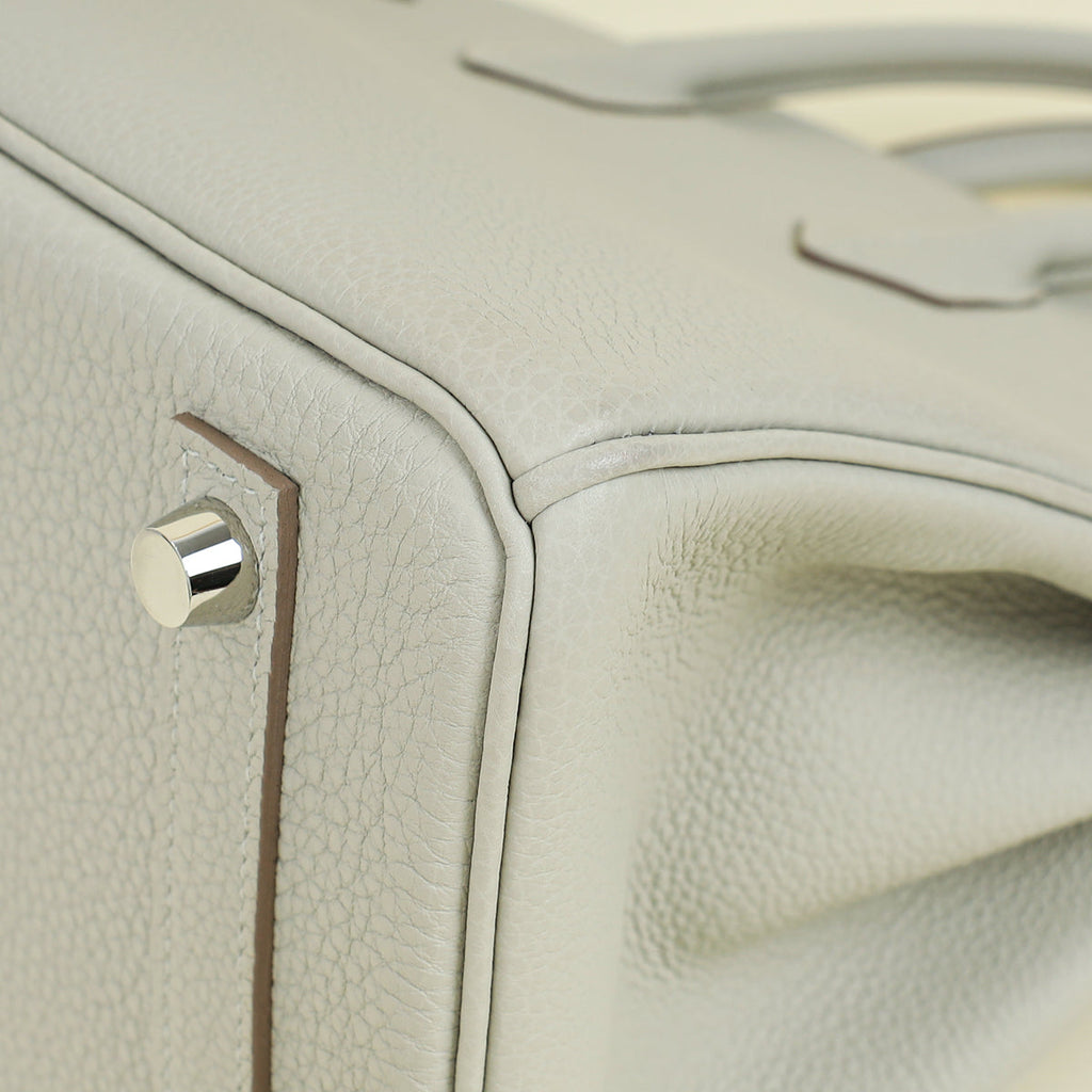 Hermes Gris Perle Birkin 25 Bag