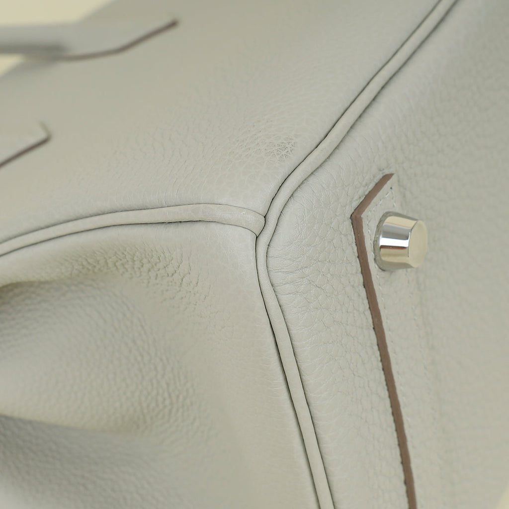 Hermes Gris Perle Birkin 25 Bag