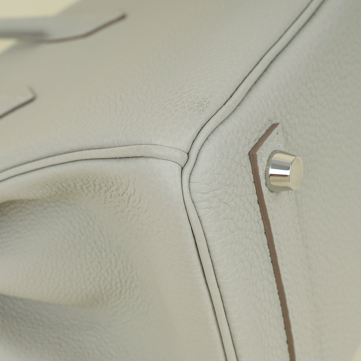 Hermes Gris Perle Birkin 25 Bag