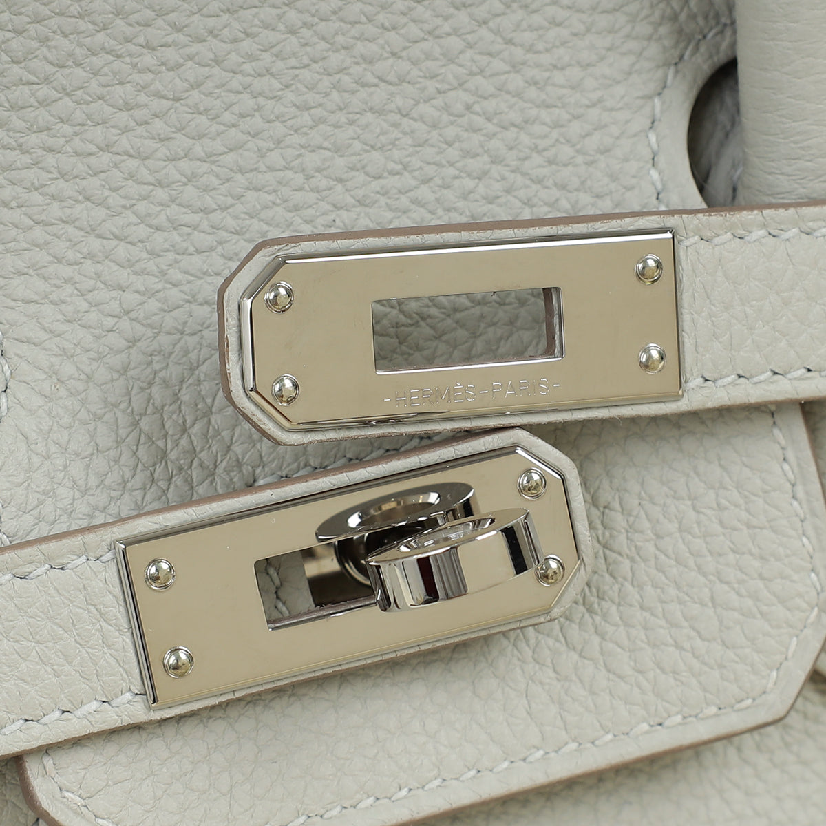 Hermes Gris Perle Birkin 25 Bag