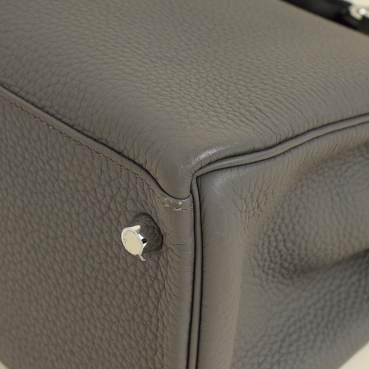 Hermes Etain Retourne Kelly 32 Bag