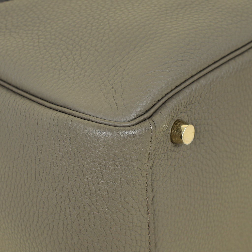 Hermes Gris Etain Lindy 30 Bag