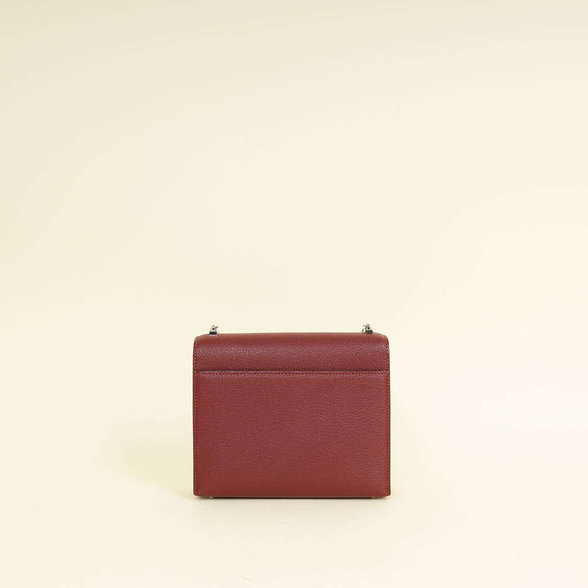 Hermes Rouge H Mini Verrou Chaine Bag
