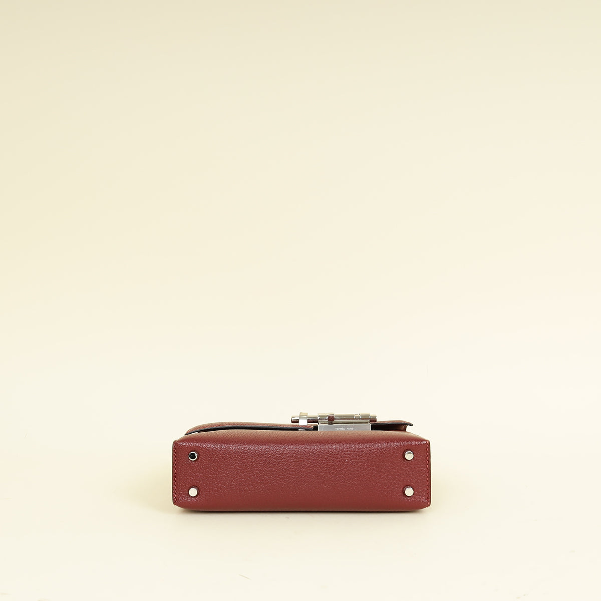 Hermes Rouge H Mini Verrou Chaine Bag
