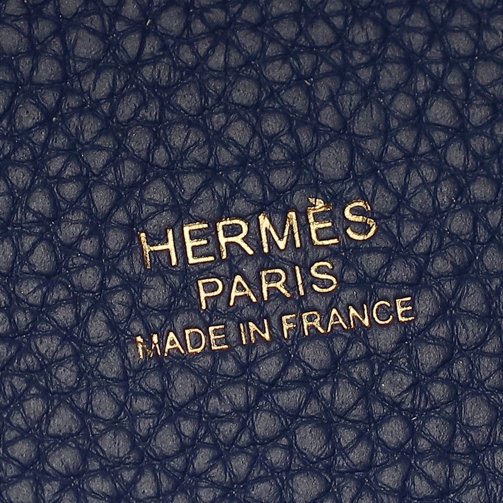 Hermes Bleu Saphir Picotin Lock 22 Bag