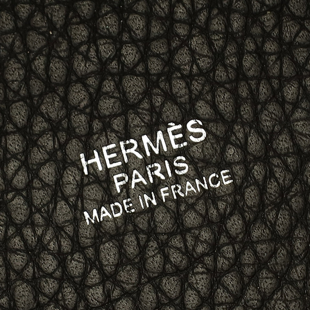 Hermes Noir Picotin Lock 22 Bag
