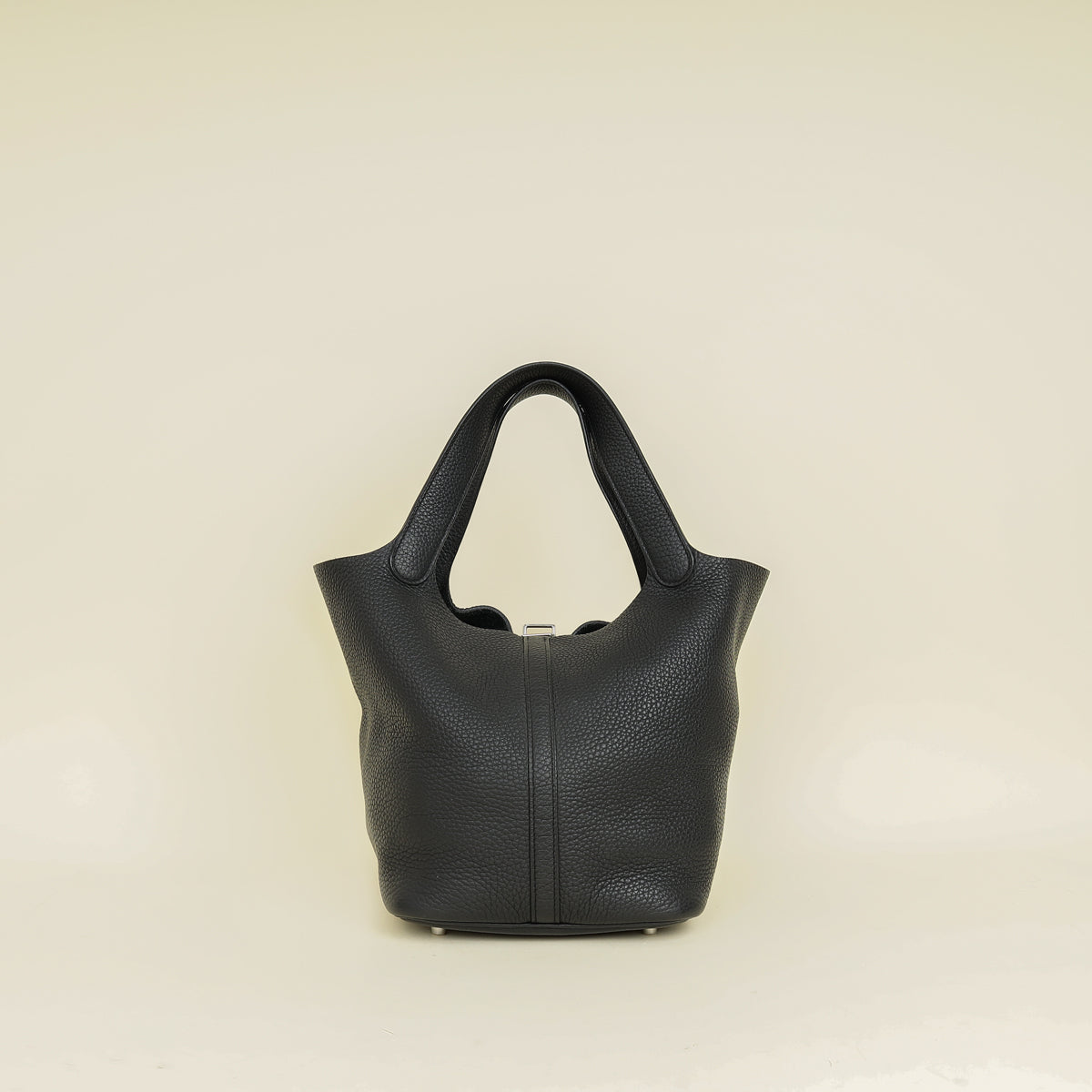 Hermes Noir Picotin Lock 22 Bag