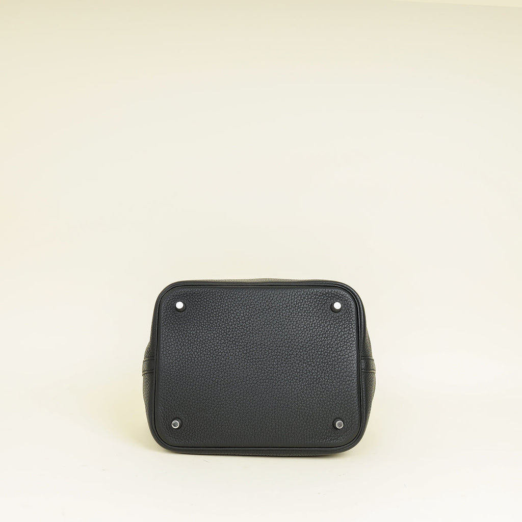 Hermes Noir Picotin Lock 22 Bag