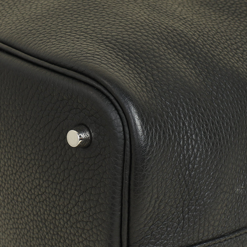 Hermes Noir Picotin Lock 22 Bag