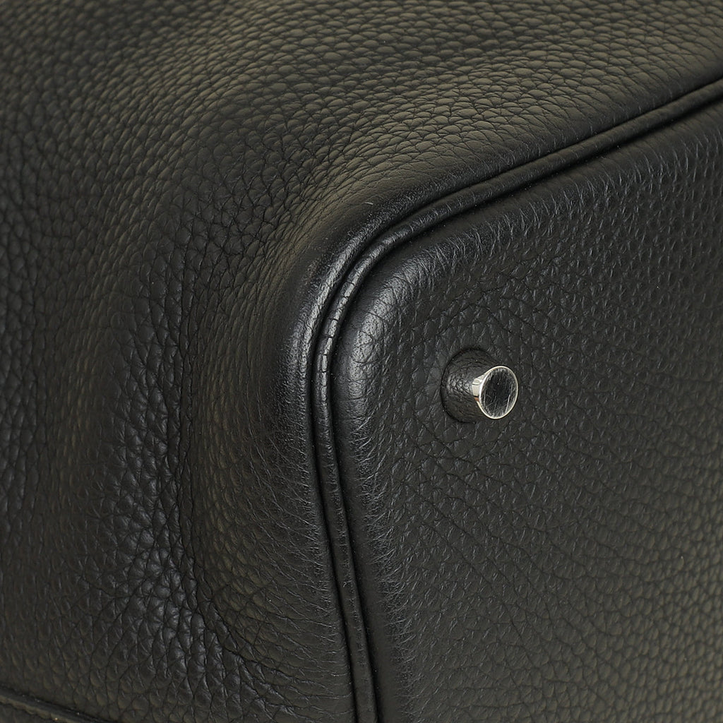 Hermes Noir Picotin Lock 22 Bag