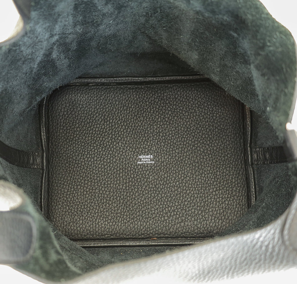 Hermes Noir Picotin Lock 22 Bag
